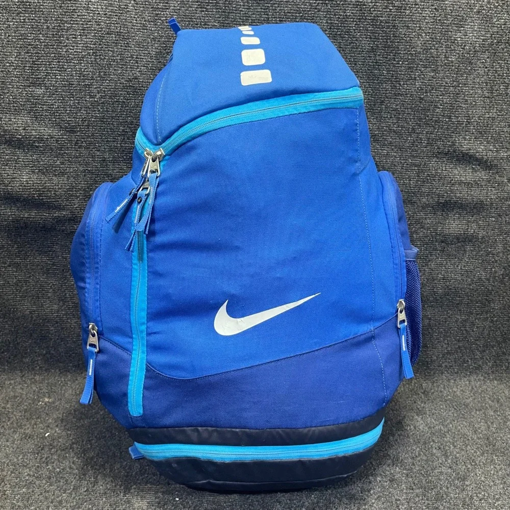 Nike BA4880-411 Blue/White Bag Hoops Elite Max Air Team Basketball Backpack 1.0